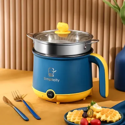 Portable Electric Cooking Pot Cooker with Steamer